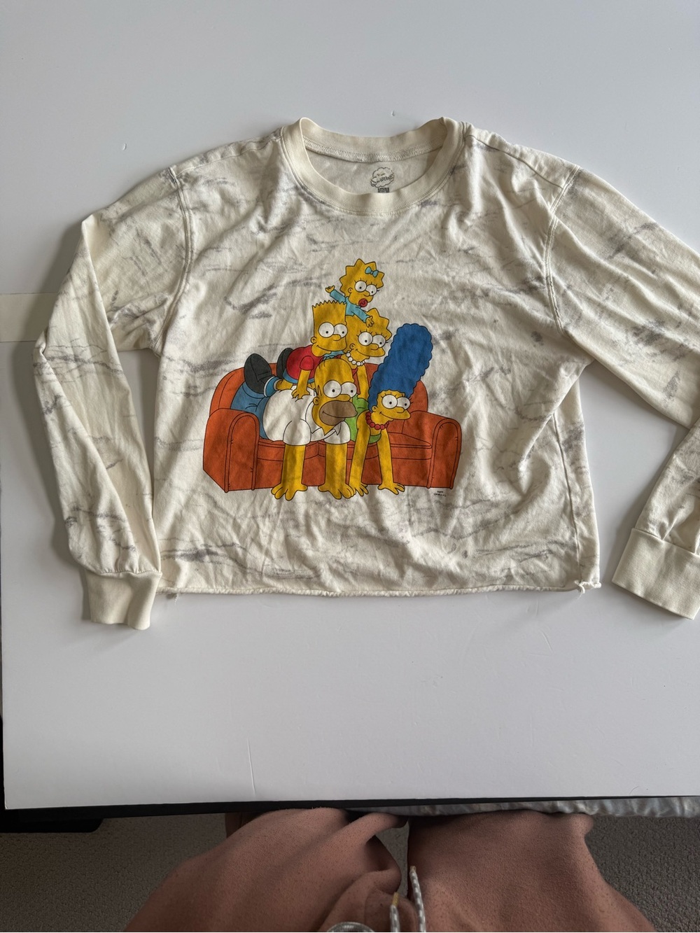 MAD Engine Cream Graphic Crewneck Sweatshirt